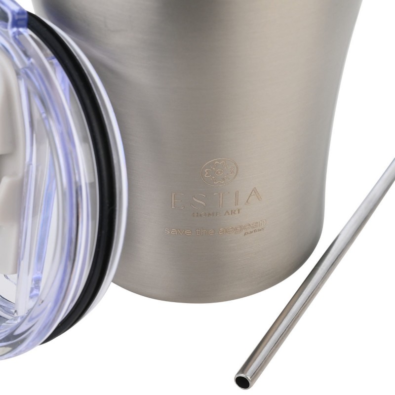 ΘΕΡΜΟΣ COFFEE MUG SAVE THE AEGEAN 350ml STEEL FLOW