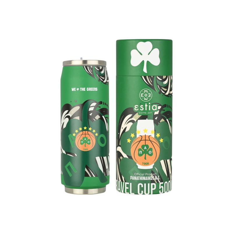 ΘΕΡΜΟΣ TRAVEL CUP PANATHINAIKOS BC EDITION 500ml ΘΕΡΜΟΣ TRAVEL CUP PANATHINAIKOS BC EDITION 500ml