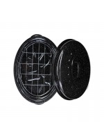 ΓΑΣΤΡΑ ENAMEL ΕΜΑΓΙΕ 37x27x15cm 4.8lt ΜΕ ΣΧΑΡΑ