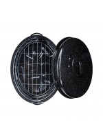 ΓΑΣΤΡΑ ENAMEL ΕΜΑΓΙΕ 42x32x18cm 7.8lt ΜΕ ΣΧΑΡΑ