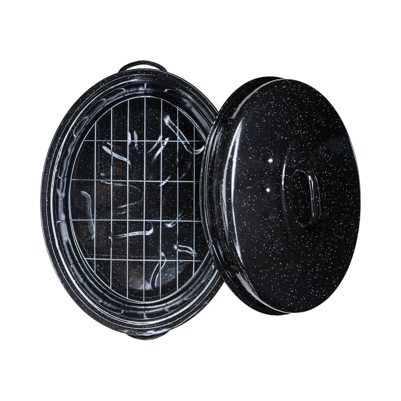 ΓΑΣΤΡΑ ENAMEL ΕΜΑΓΙΕ 42x32x18cm 7.8lt ΜΕ ΣΧΑΡΑ