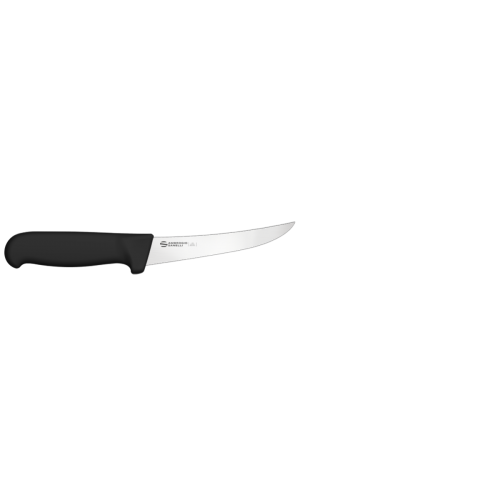 SD00013B ΜΑΧΑΙΡΙ ΞΕΚΟΚΚΑΛΙΣΜΑΤΟΣ ΚΥΡΤΟ 13CM ΜΑΥΡΗ ΛΑΒΗ - CURVED BONING KNIFE STIFF 13CM BLACK
