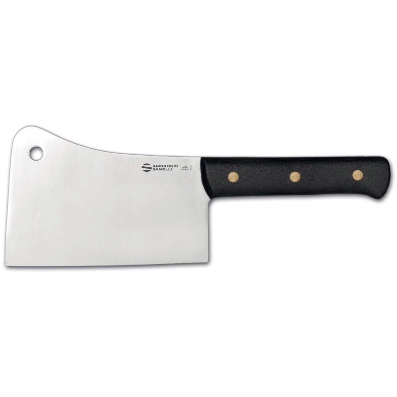 SQ34020B ΤΣΑΤΗΡΑ-SUPRA BUTCHER CLEAVER 20M (S334.020) ΜΑΥΡΗ ΛΑΒΗ