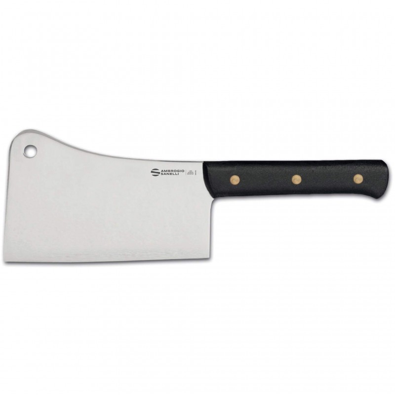 SQ34022B ΤΣΑΤΗΡΑ-SUPRA BUTCHER CLEAVER 22CM (S334.022) ΜΑΥΡΗ ΛΑΒΗ
