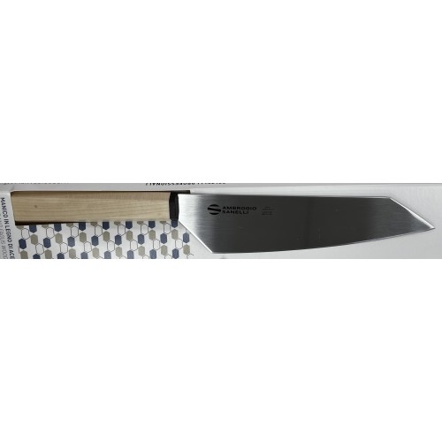 XJ500018C- ΜΑΧΑΙΡΙ SANTOKU ΕΞΑΓΩΝΗ ΞΥΛΙΝΗ ΛΑΒΗ - HEXAGON SANTOKU KNIFE 18CM