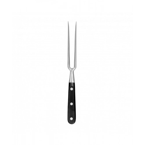 MC75033B -ΤΣΙΜΠΗΔΑ/ΠΙΡΟΥΝΑ ΜΑΥΡΗ ΛΑΒΗ 33CM- MAITRE FORGED FORK 33CM