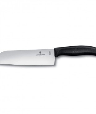 6.8503.17Β MAXAIΡΙ SANTOKU ΜΑΥΡΟ VICTORINOX