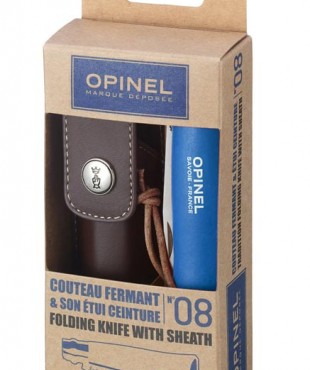 ΙΝΟΧ ΣΟΥΓΙΑΣ ΣΕΤ ΚΟΥΤΙ Νο8 + ΘΗΚΗ OPINEL