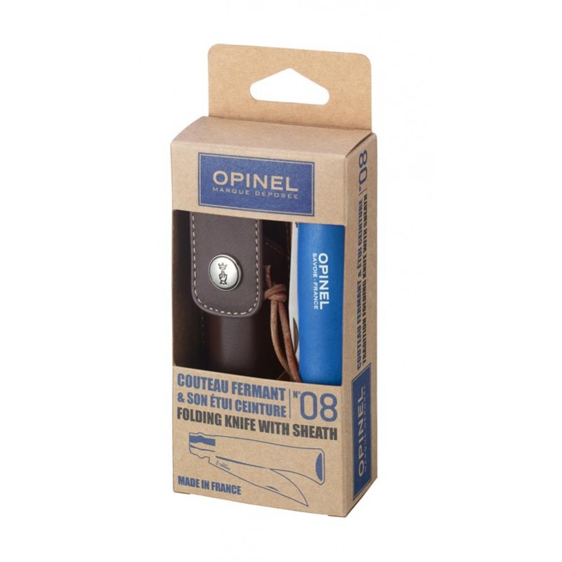 ΙΝΟΧ ΣΟΥΓΙΑΣ ΣΕΤ ΚΟΥΤΙ Νο8 + ΘΗΚΗ OPINEL