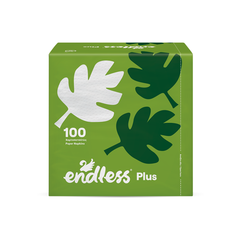 ΧΑΡΤΟΠΕΤΣΕΤΑ ENDLESS PLUS 30X30 ΛΕΥΚΗ (32 ΠΑΚ/80 ΦΥΛΛΑ)