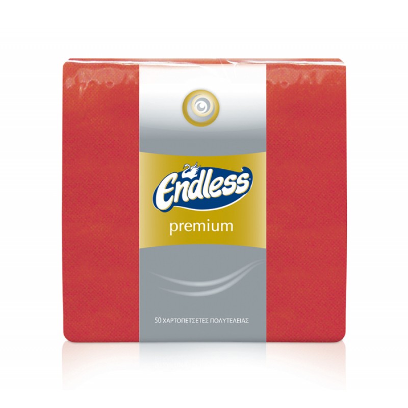 ΧAΡΤΟΠΕΤΣΕΤΑ ENDLESS PREMIUM  ΜΙΧ 33Χ33 ΚΟΚΚΙΝ.50Φ)
