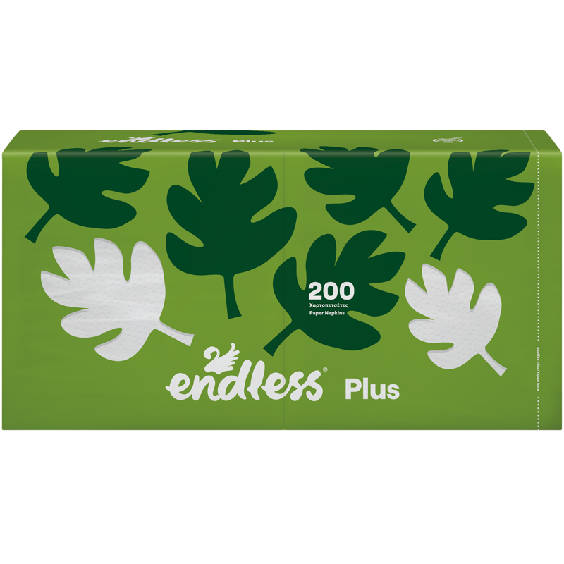 ΧΑΡΤΟΠΕΤΣΕΤΑ ENDLESS PLUS 30X30 ΛΕΥΚΗ 2PACK (16ΠΑΚ.Χ160Φ)