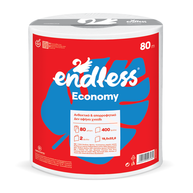 ΡΟΛΟ ΚΟΥΖΙΝΑΣ ENDLESS ECONOMY 800gr(80m)
