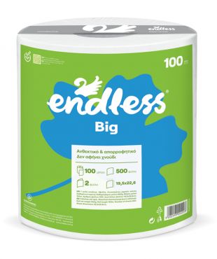 ΡΟΛΟ ΚΟΥΖΙΝΑΣ ENDLESS 6πακ.Χ 1kg POINT to POINT (100m)