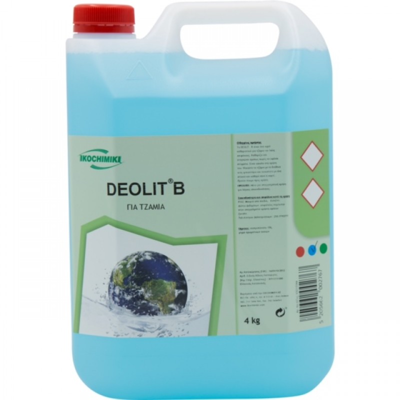 DEOLIT B ΚΑΘΑΡΙΣΤΙΚΟ ΤΖΑΜΙΩΝ 4lt