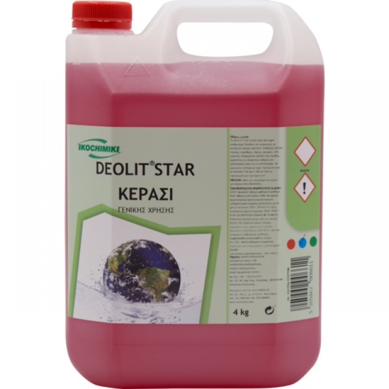 DEOLIT STAR KAΘ.ΓΕΝ.ΧΡΗΣΗΣ ΔΑΠΕΔΟΥ ΚΕΡΑΣΙ 4lt