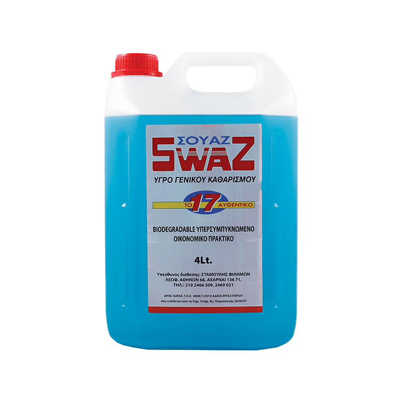 SWAZ ΥΓΡΟ ΓΕΝΙΚΟΥ ΚΑΘΑΡΙΣΜΟΥ 4LT