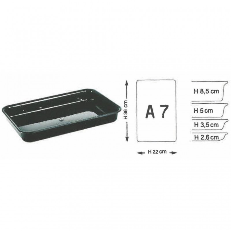 ΔΙΣΚΑΚΙ PMMA A7H26 ΜΑΥΡΟ ΔΙΑΣΤ.36Χ22Χ2,6